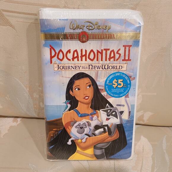 Pocahontas 2 Sealed VHS Journey to a New World Disney Gold Classic Collection - Picture 1 of 5